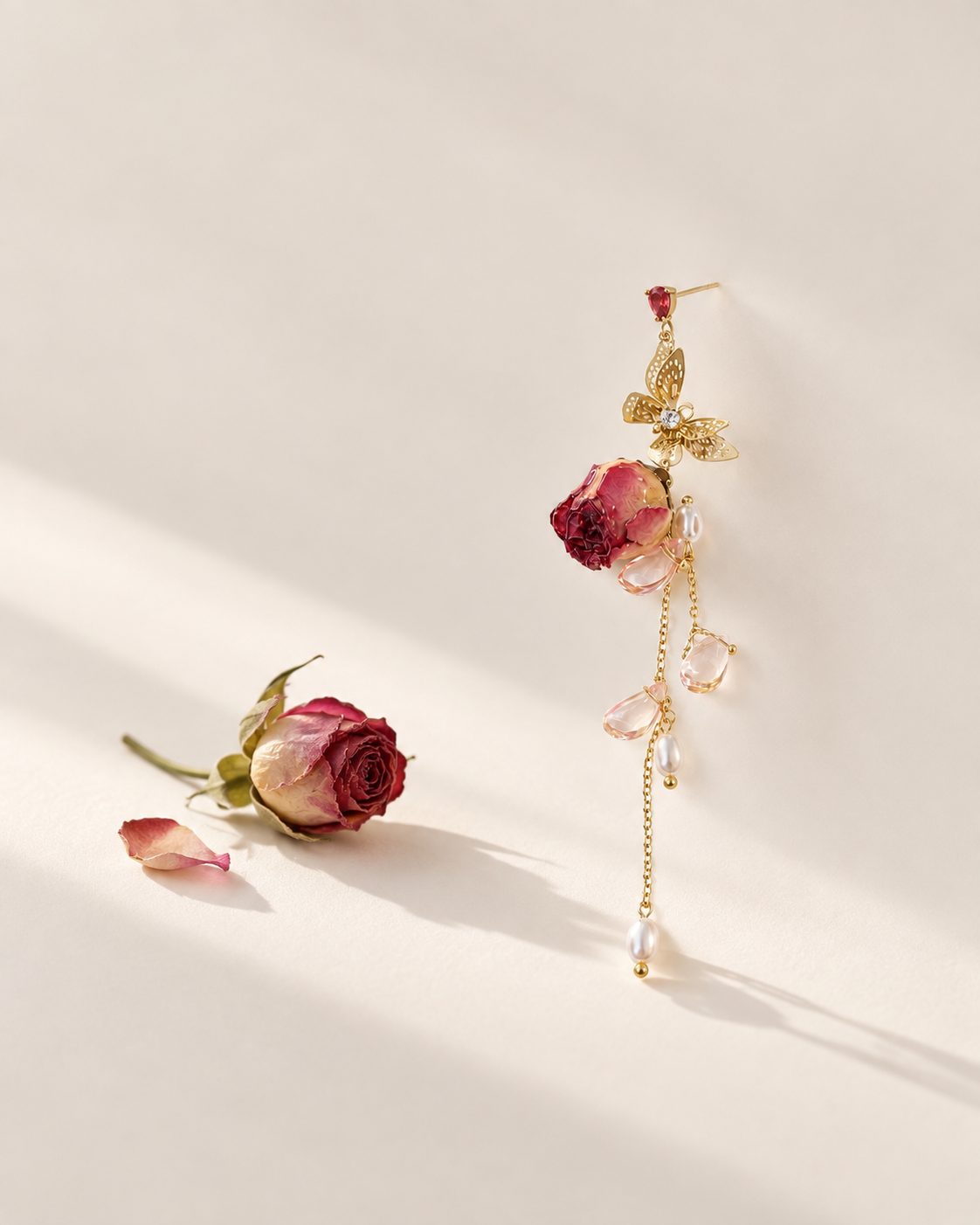 Rose botanical jewelry