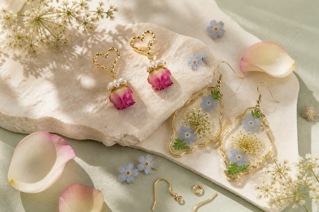 NatureLuxe preserved botanical jewelry